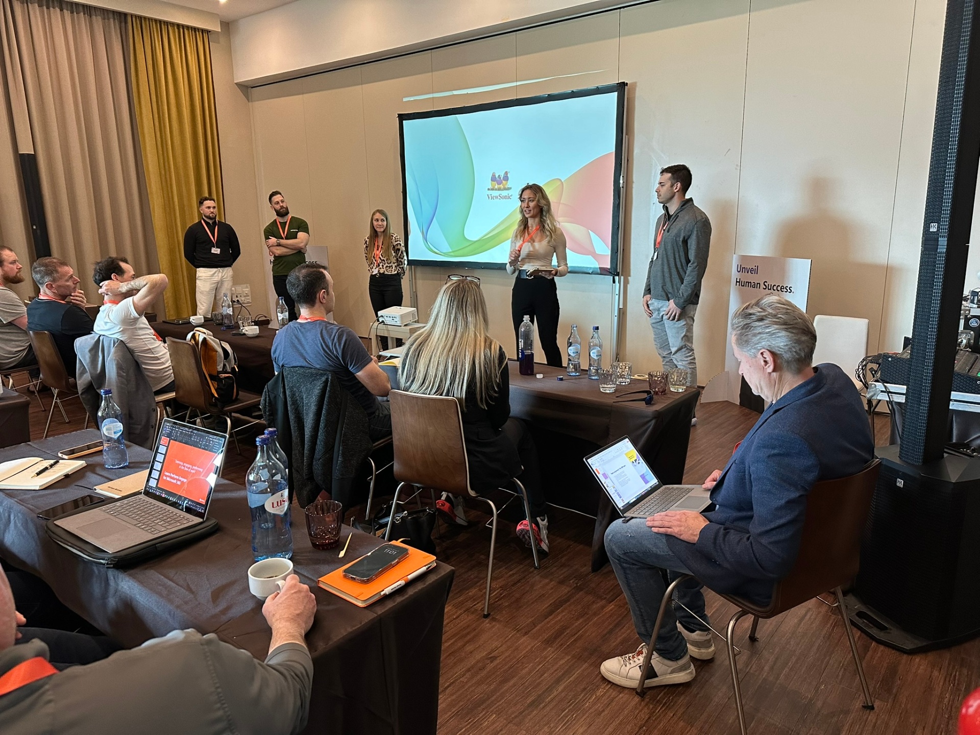 Breakout sessions and team presentations